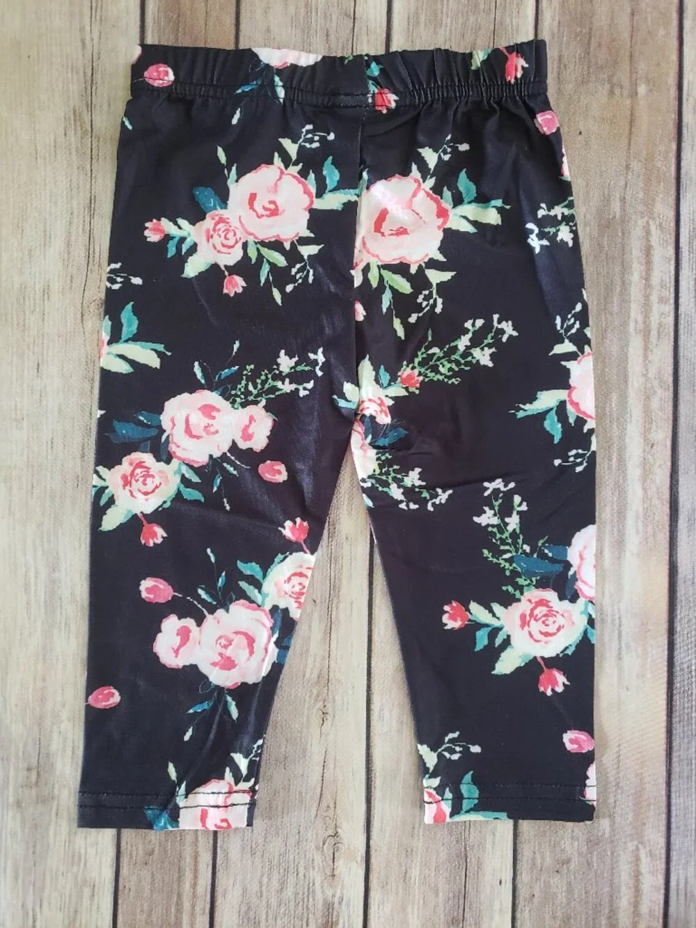 Baby Girl Pink Floral Top And Pant Set Size 6-9M